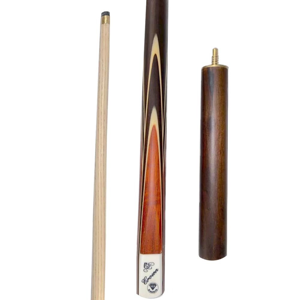 Diamond Crown Ash Snooker Cue With Extension Crown View