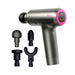 Flow Mini Massage Gun In Pink With Four Attachments View