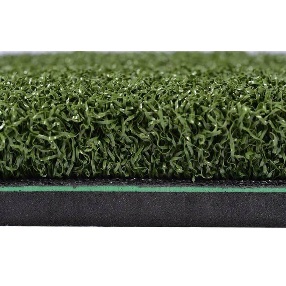Home Tee Up Golf Driving Mat Close Up Turf View