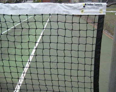Jadee Tournament-Single Mesh Tennis Net with Centre Strap Close Up View