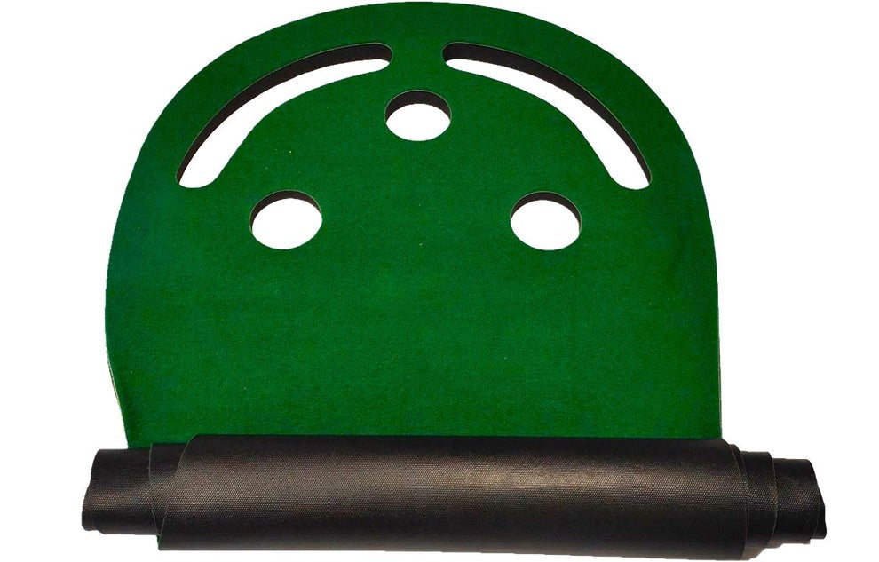 Kaizen Large Golf Putting Mat Rolled Up Mat View