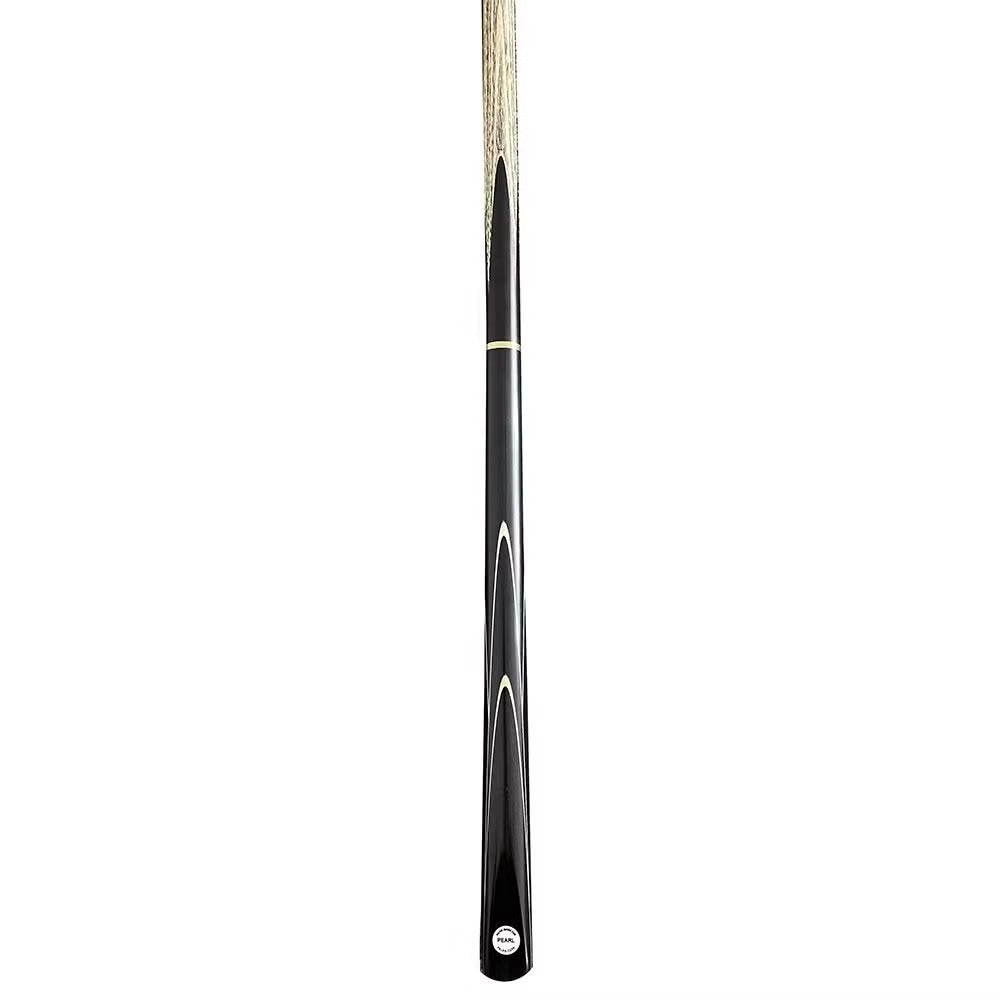 Palko Handmade Pearl 3_4 Pool Snooker Cue with Ebony Butt Front View