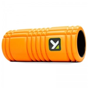 Trigger Point GRID Foam Roller 33cm Orange Side View