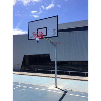 Truline Reversible Basketball Netball Tower with 1.8m Outreach School View