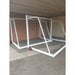 Veto Portable Aluminium Soccer Goal with Wheels 3m x 2m Side Enclosed View