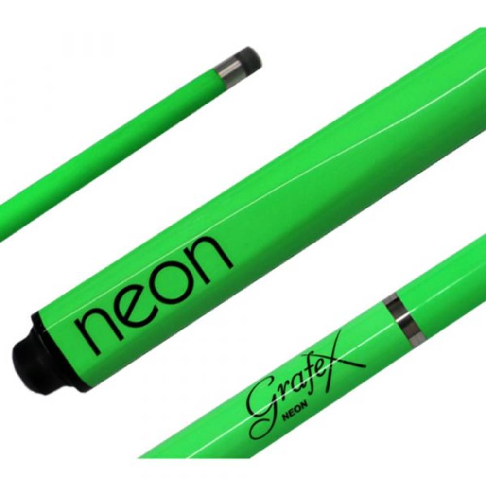 Grafex Neon Fluorescent Billiard Pool Cue in Green