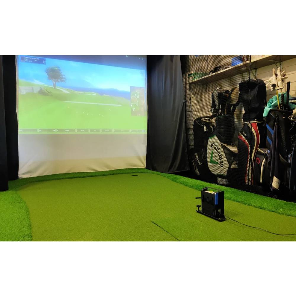 Kaizen Golf Impact Screen Archery Baffle Net Simulator View